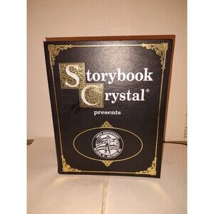 Storybook Crystal Set Of 4 Glasses 100th Baltimore Anniversary
